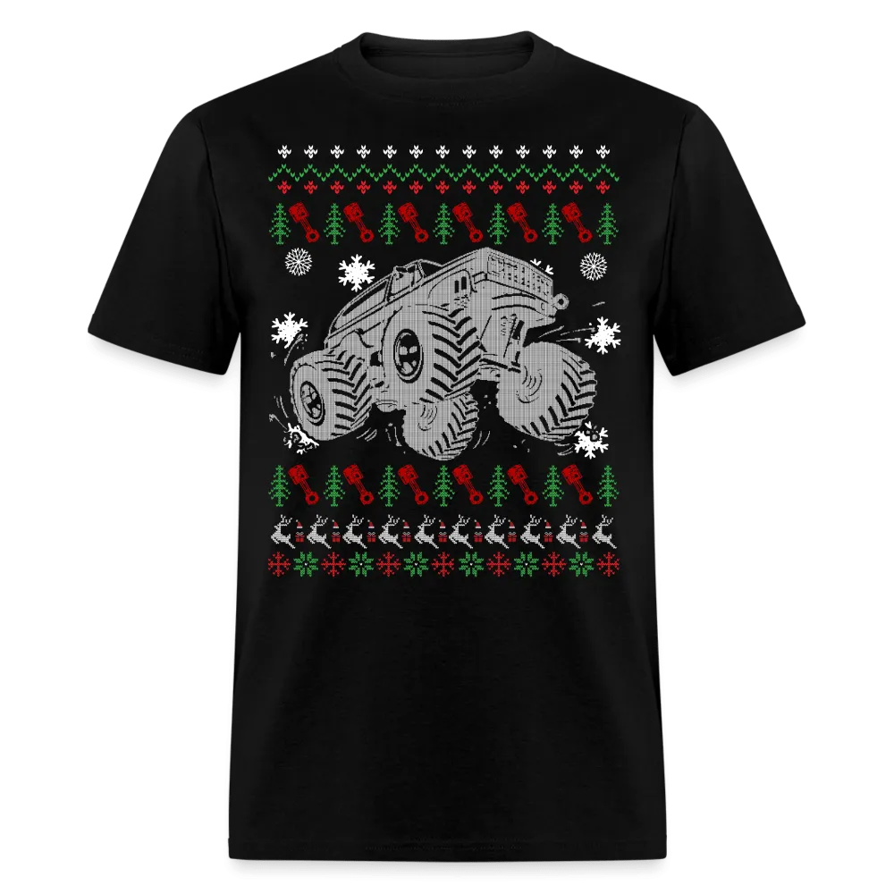 Christmas - Monster Car Ugly Sweater - Family Shirts Men, Woman Christmas T Shirts