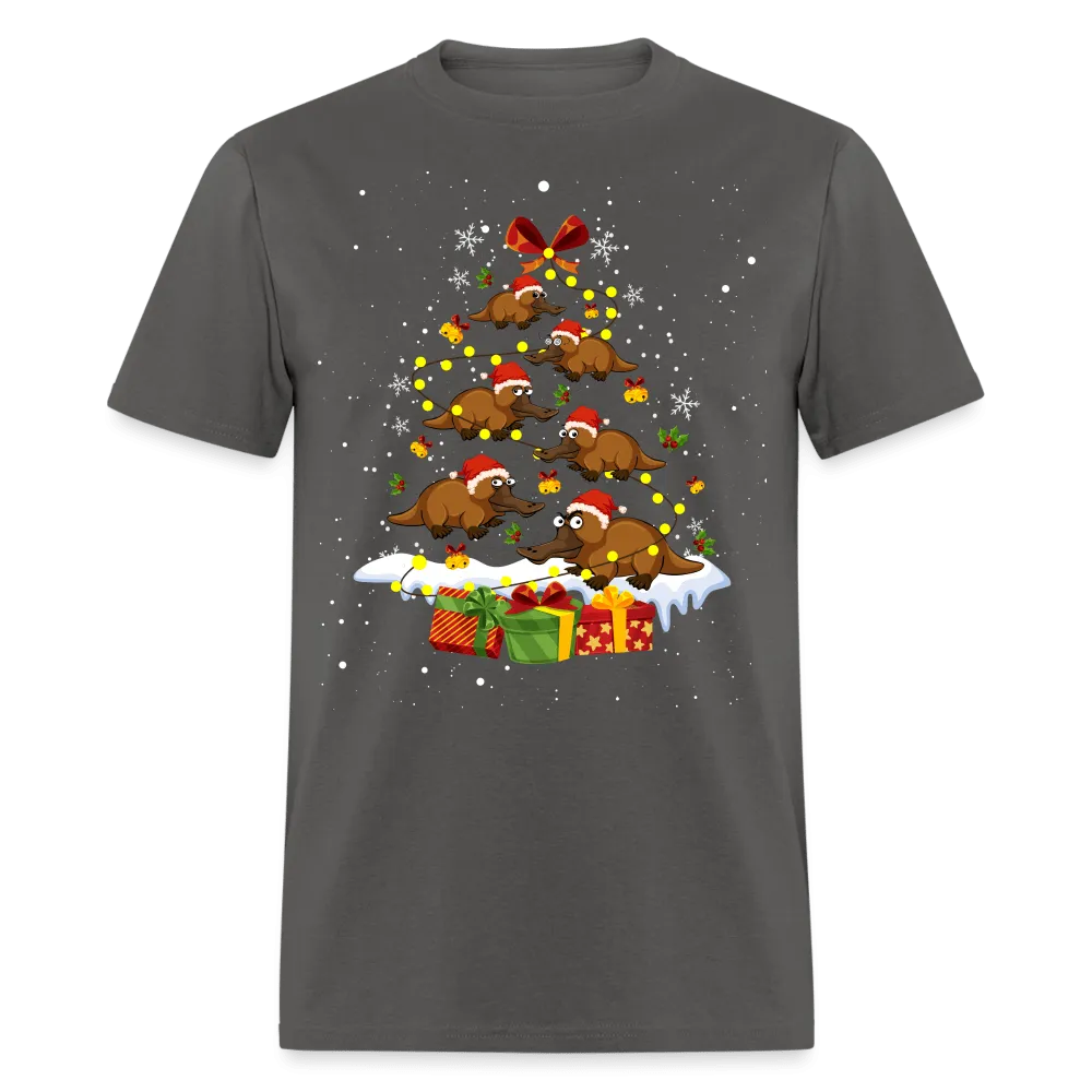 Christmas - Platypus Christmas Tree - Family Shirts Men, Woman Christmas T Shirts
