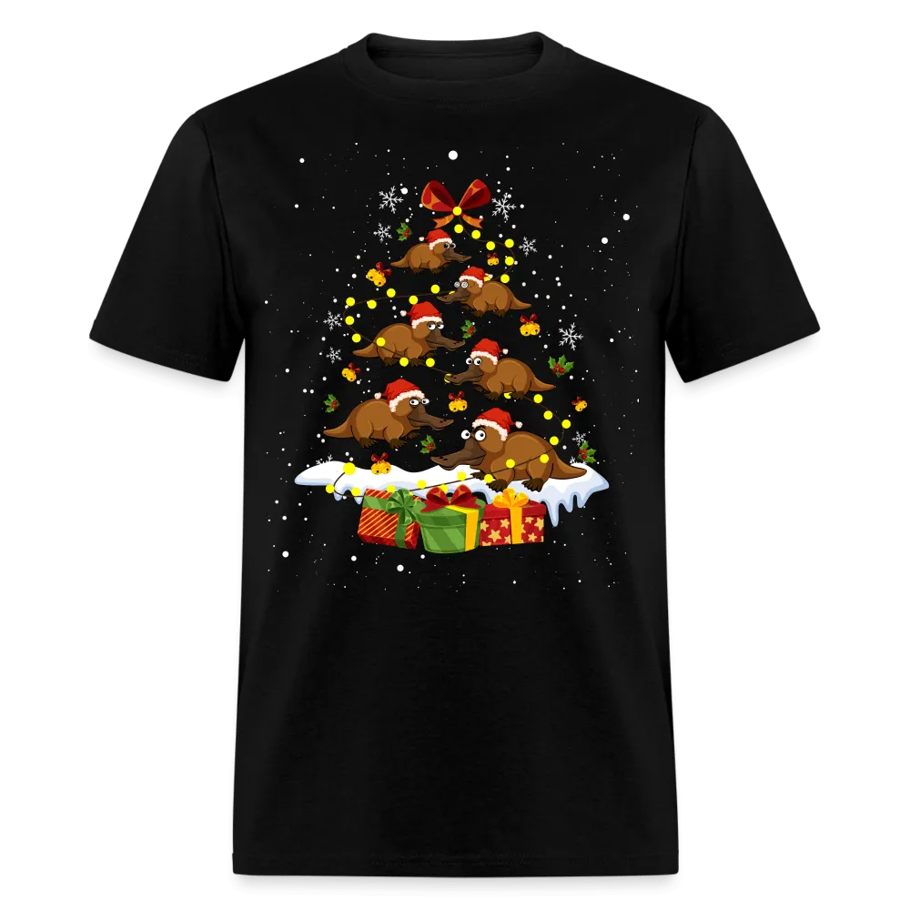 Christmas - Platypus Christmas Tree - Family Shirts Men, Woman Christmas T Shirts