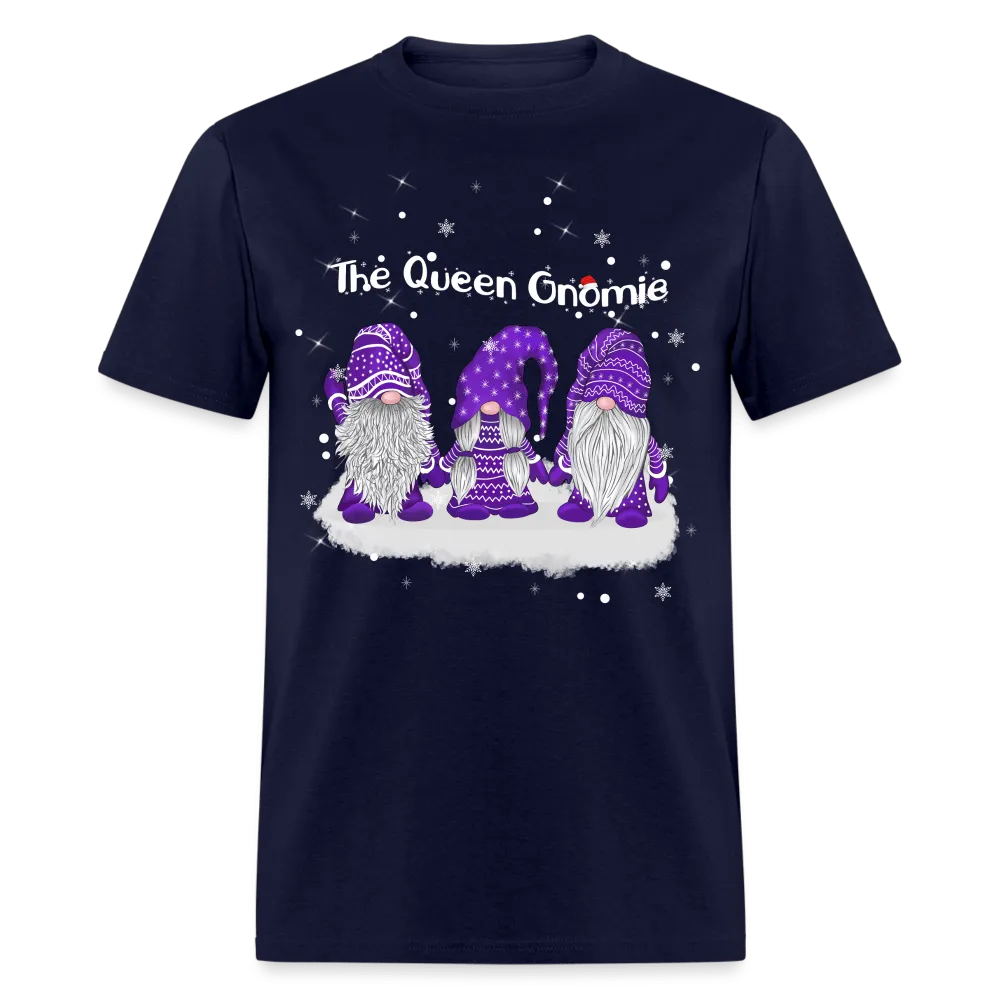 Christmas - The Queen Gnomie - Family Shirts Men, Woman Christmas T Shirts