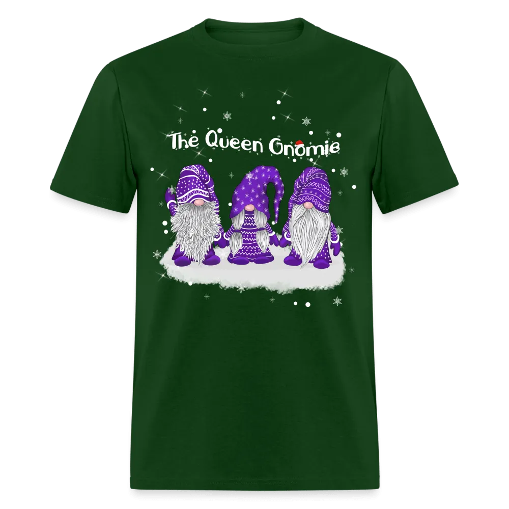 Christmas - The Queen Gnomie - Family Shirts Men, Woman Christmas T Shirts