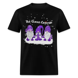 Christmas - The Queen Gnomie - Family Shirts Men, Woman Christmas T Shirts