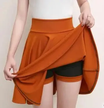 Chub-Rub Free and Wardrobe-Malfunction-Free Shorts Skirt