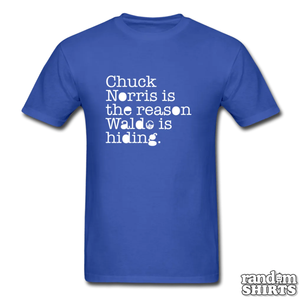 Chuck Norris is the reason Waldo is hiding