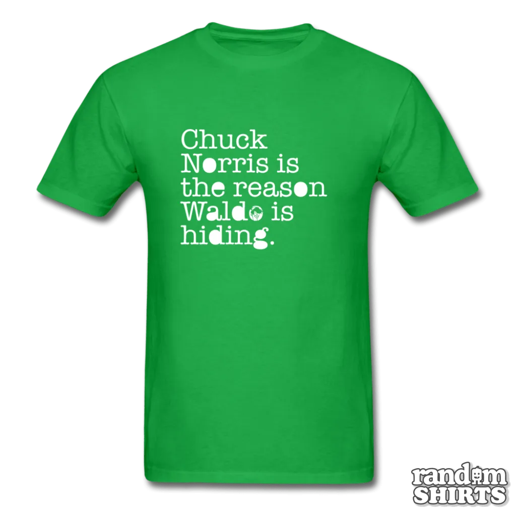 Chuck Norris is the reason Waldo is hiding