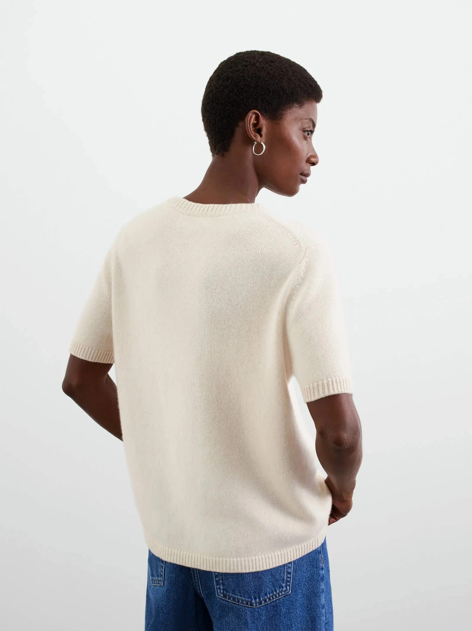 Chunky T-Shirt in Feather White