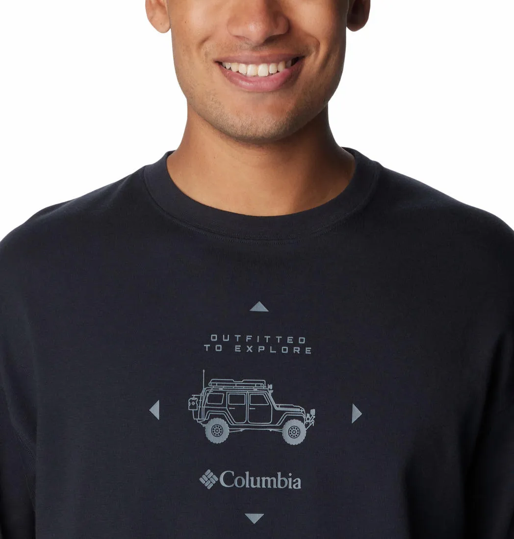 Columbia Men Black Columbia Men Duxbery Relaxed Long Sleeve T-Shirt