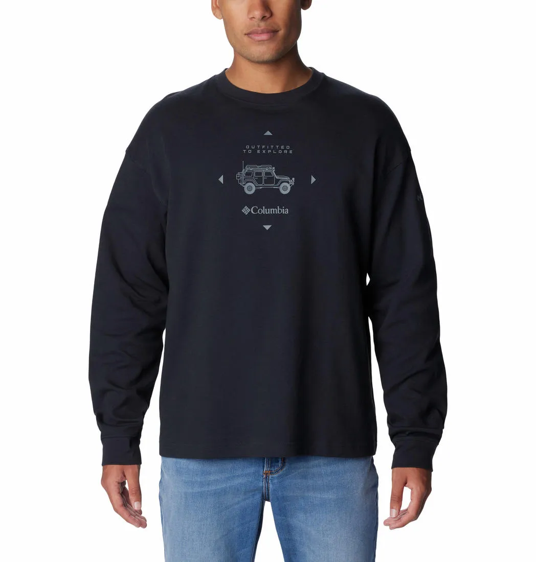 Columbia Men Black Columbia Men Duxbery Relaxed Long Sleeve T-Shirt
