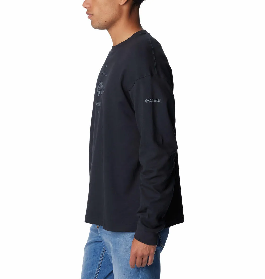 Columbia Men Black Columbia Men Duxbery Relaxed Long Sleeve T-Shirt