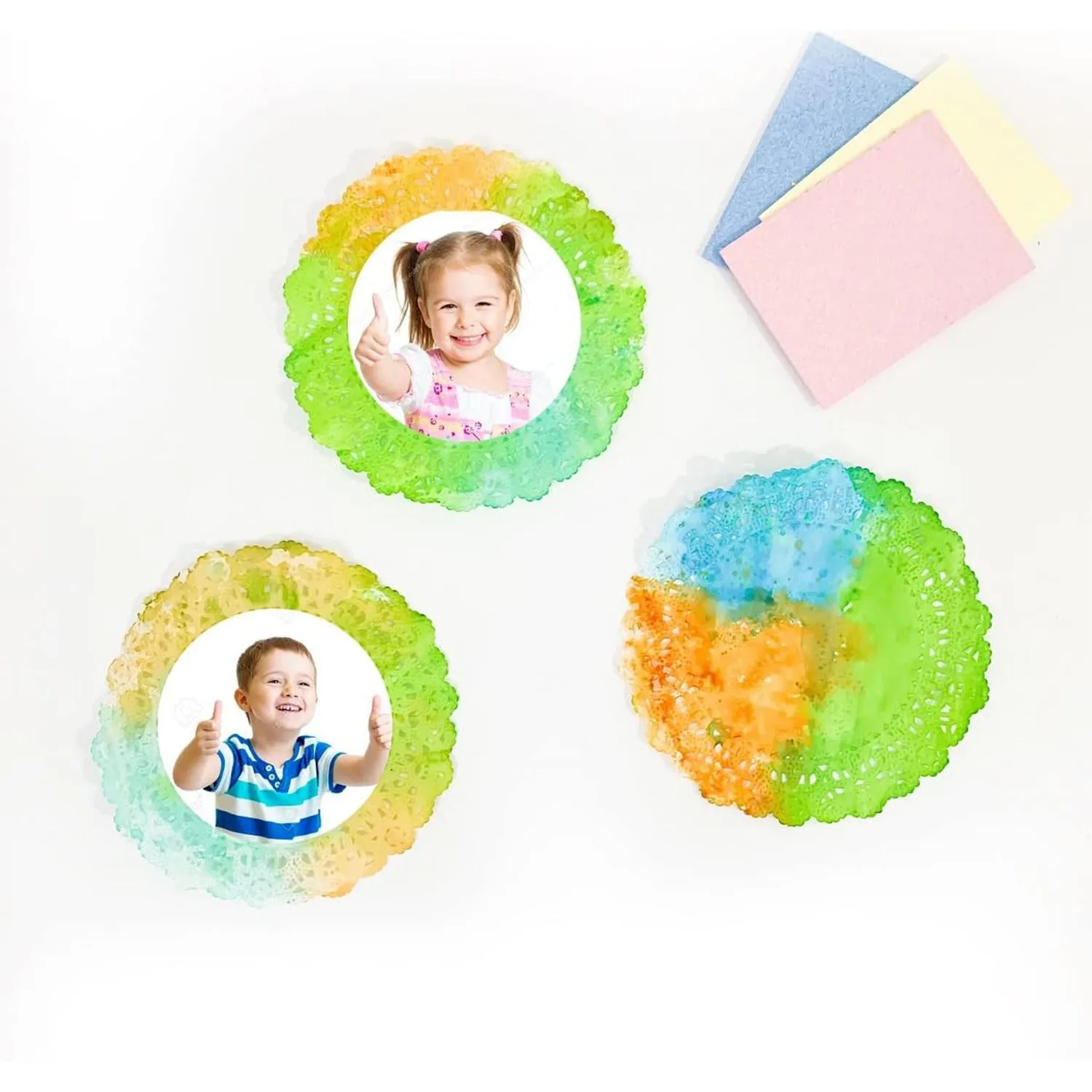 Compressed Sponge Sheets, 5" x 7", 4 Sheets