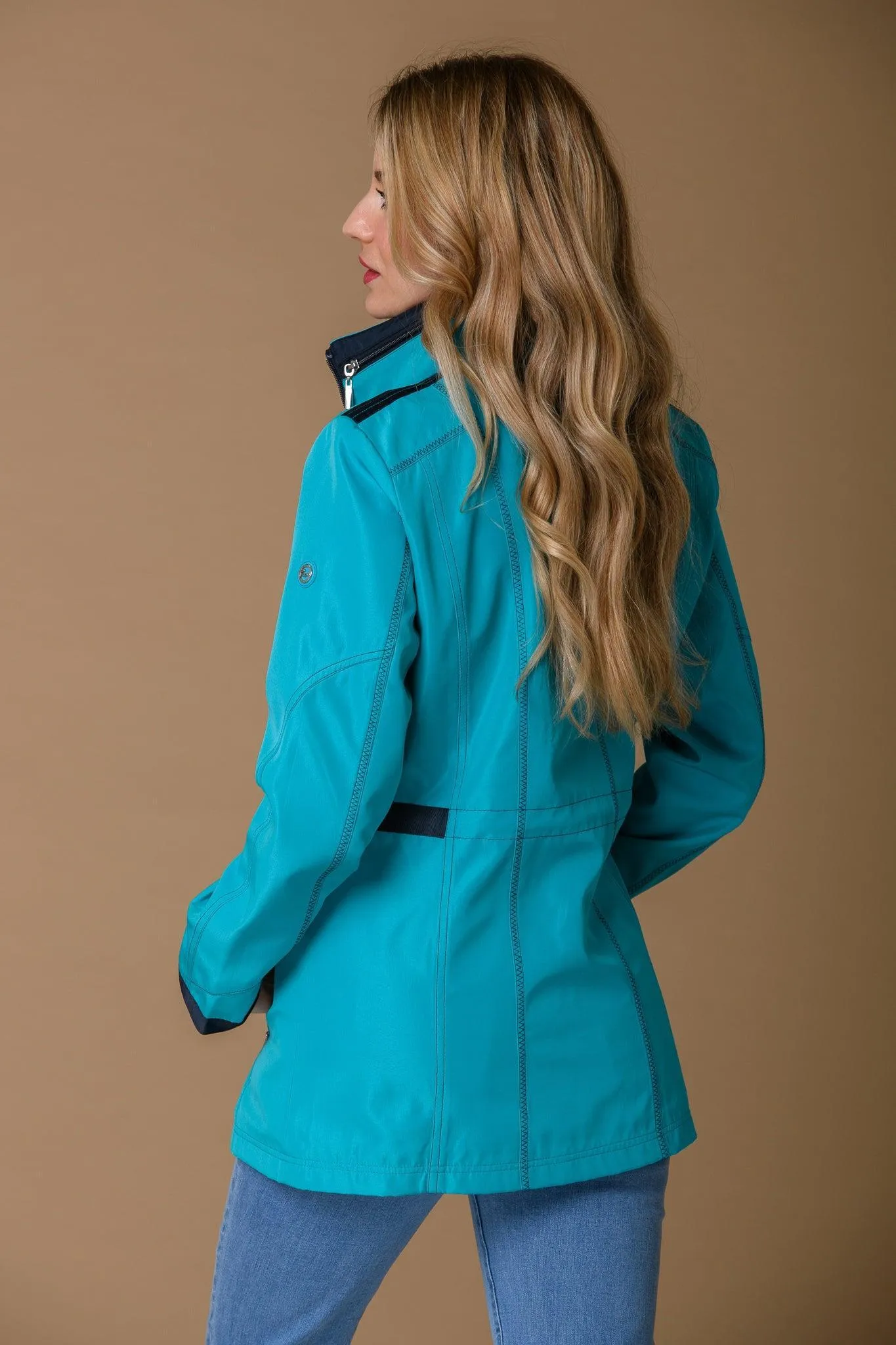Contrast Trim Mac - Green