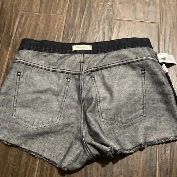 COPY - Madewell relaxed denim shorts cutoff button fly