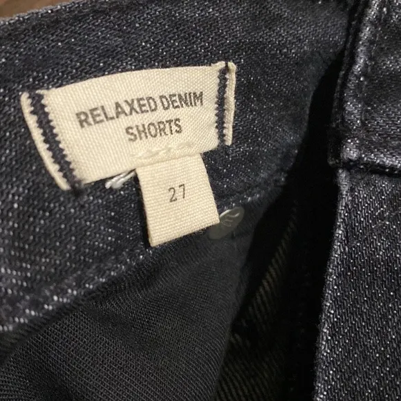 COPY - Madewell relaxed denim shorts cutoff button fly