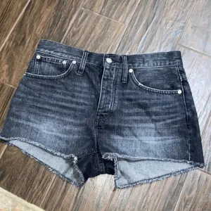 COPY - Madewell relaxed denim shorts cutoff button fly