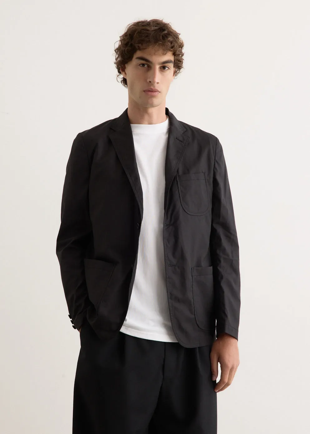 Cotton Broad Cloth Tailored Jacket
