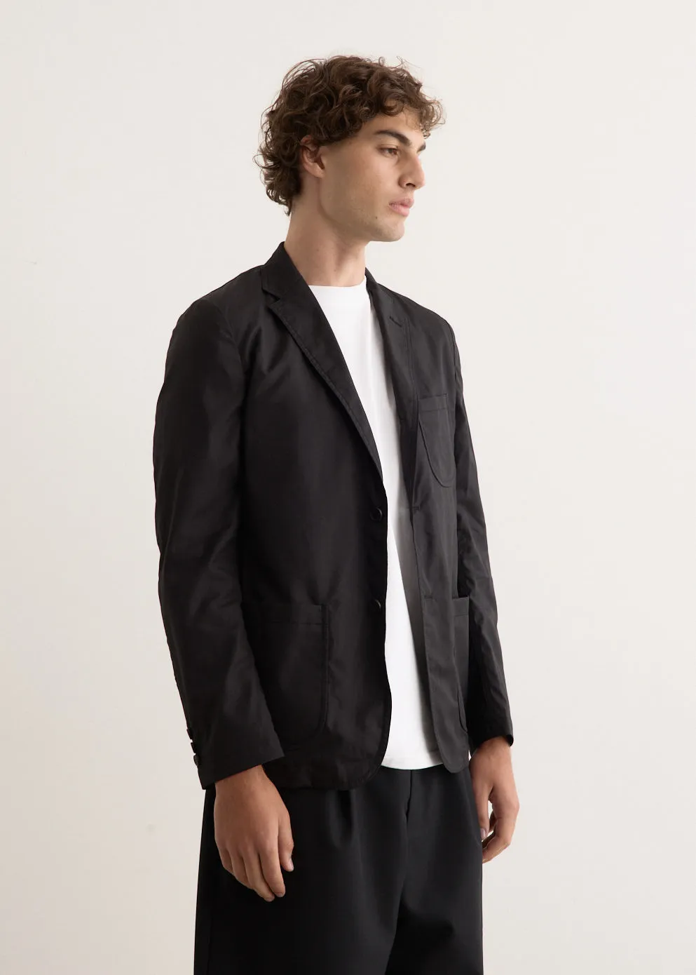 Cotton Broad Cloth Tailored Jacket