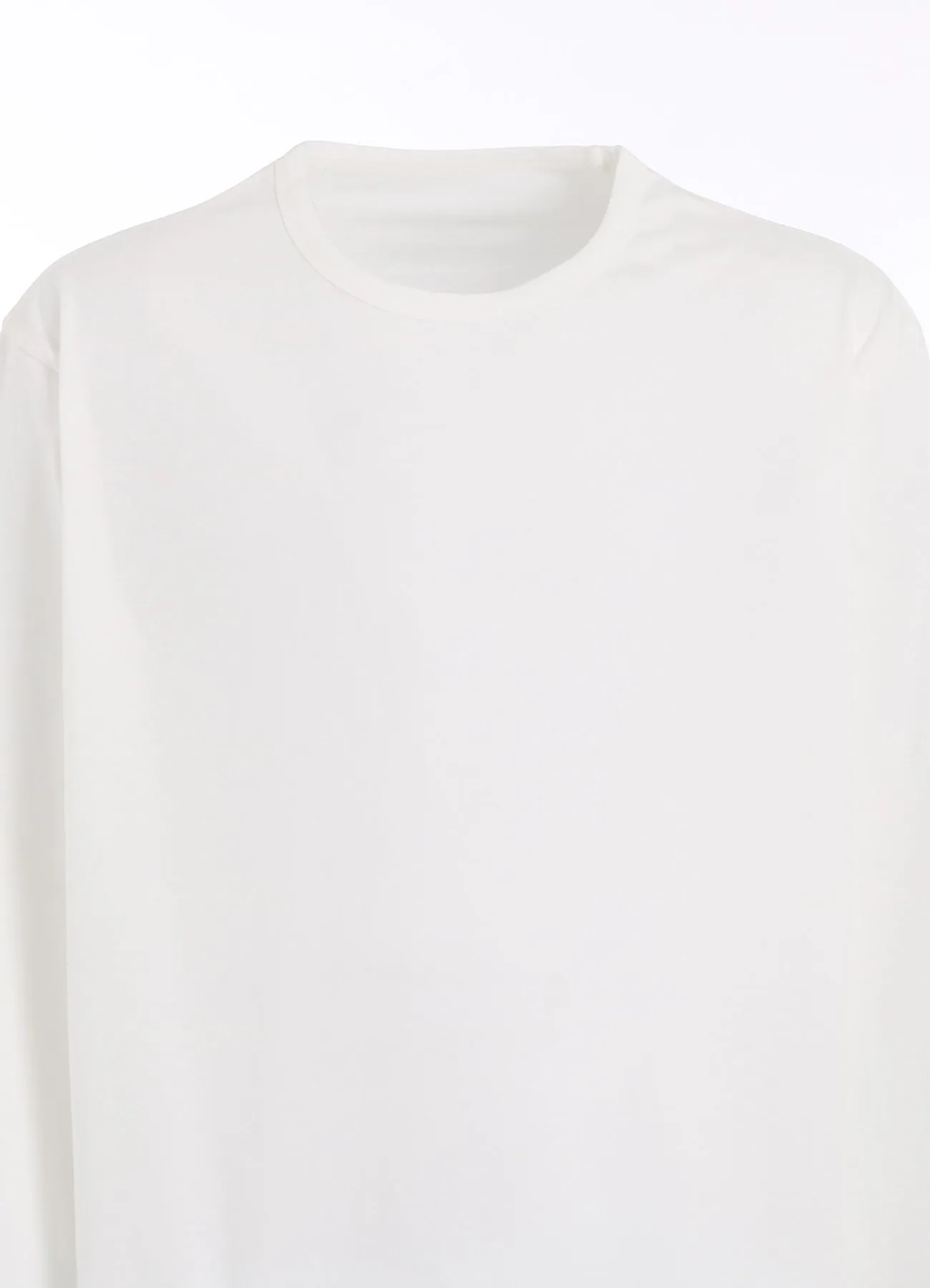 COTTON JERSEY SLASH PIPING T-SHIRT