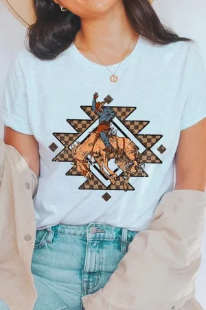 Cowboy Aztec Graphic Tee