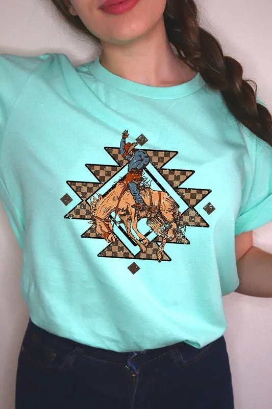 Cowboy Aztec Graphic Tee