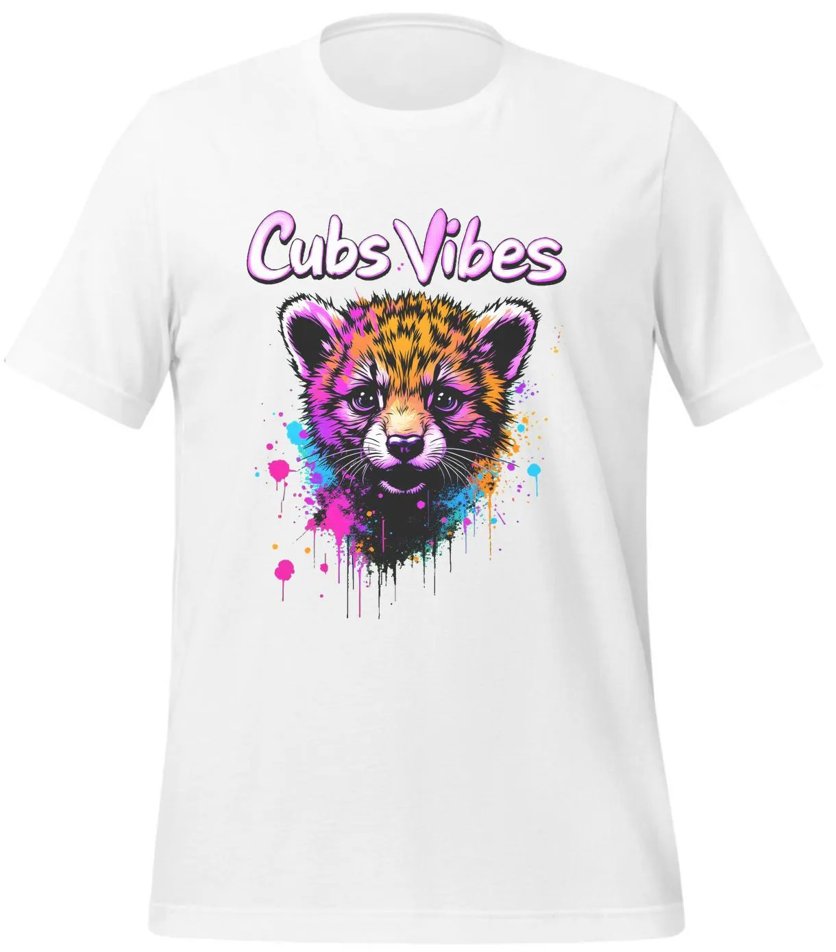 cubs t shirt: Cubs Vibes Graffiti Art | Classic T-Shirt (Unisex)