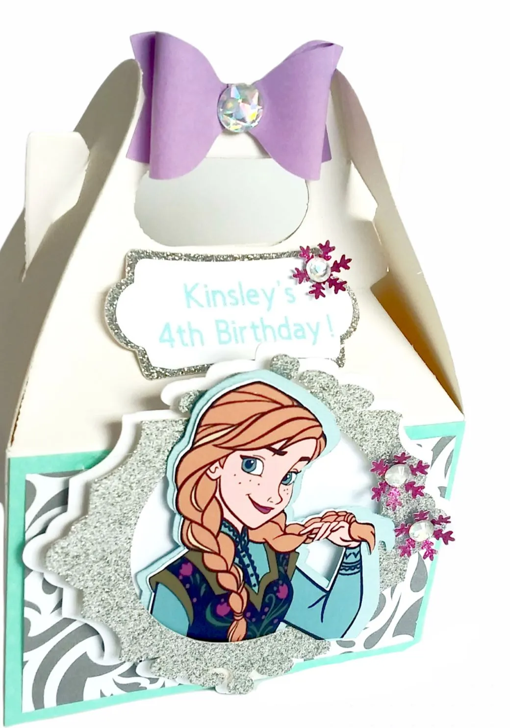 Custom Frozen Themed Party Boxes / 10 pcs.