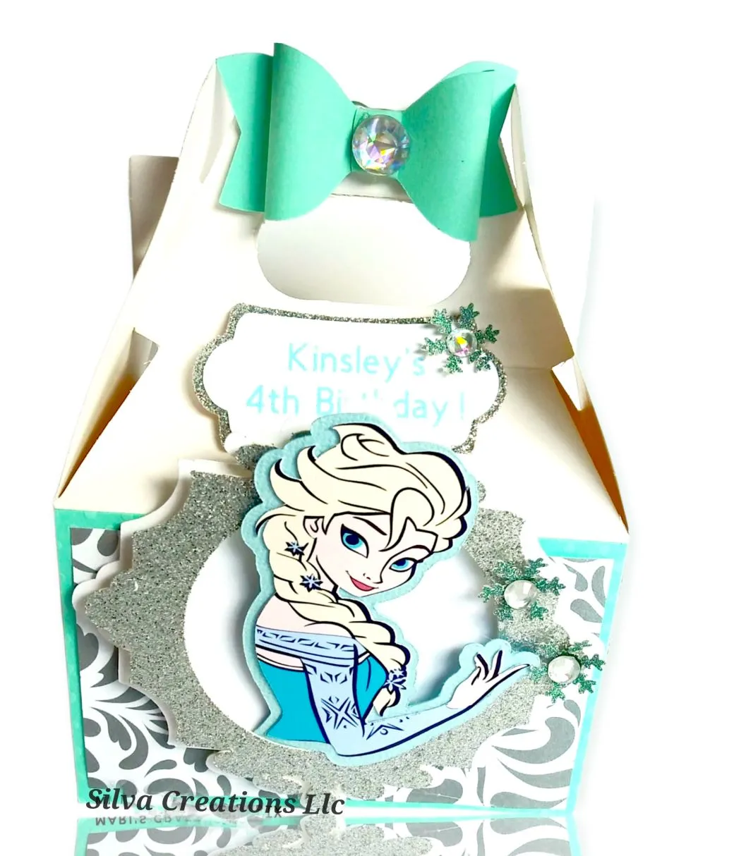 Custom Frozen Themed Party Boxes / 10 pcs.