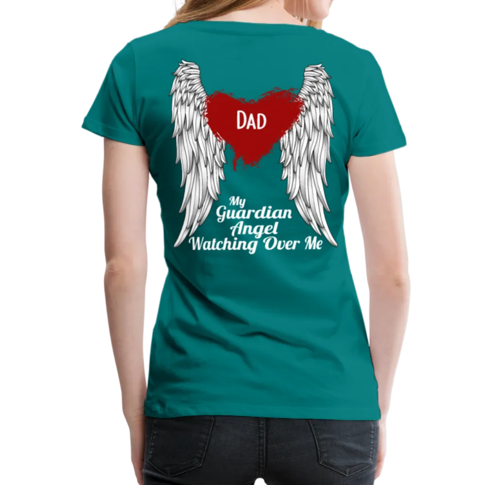 Dad My Guardian Angel Women’s Premium T-Shirt (CK4120)
