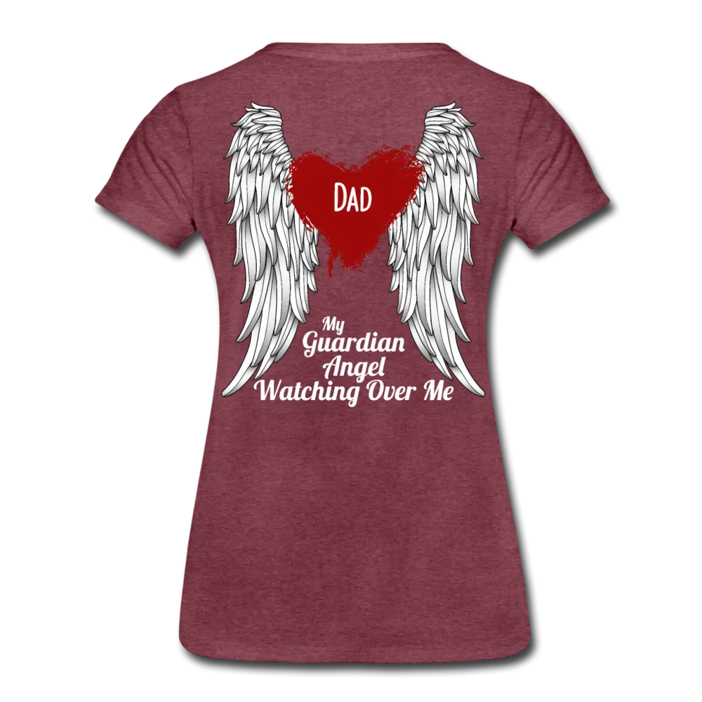 Dad My Guardian Angel Women’s Premium T-Shirt (CK4120)