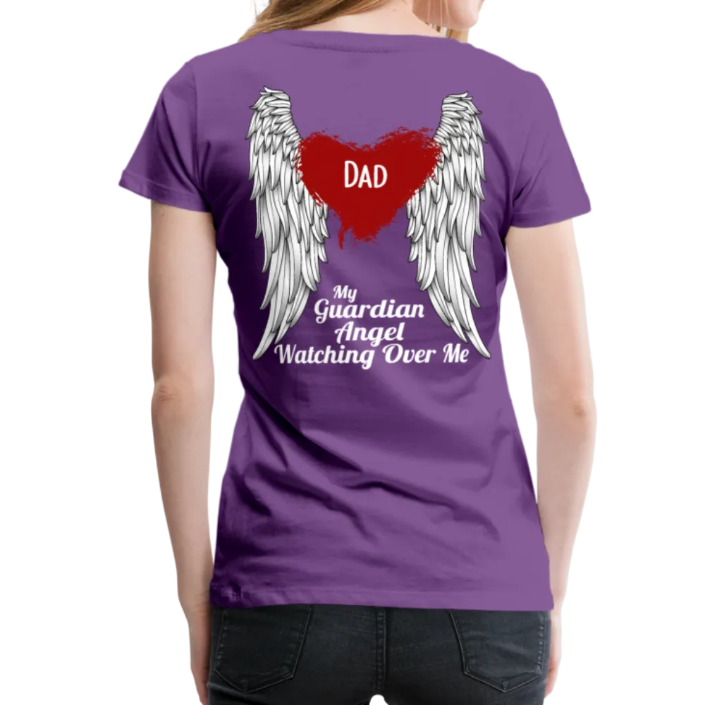 Dad My Guardian Angel Women’s Premium T-Shirt (CK4120)