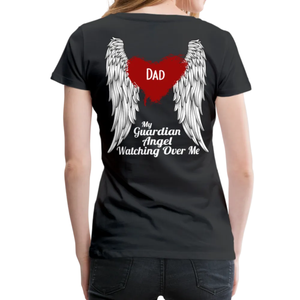 Dad My Guardian Angel Women’s Premium T-Shirt (CK4120)
