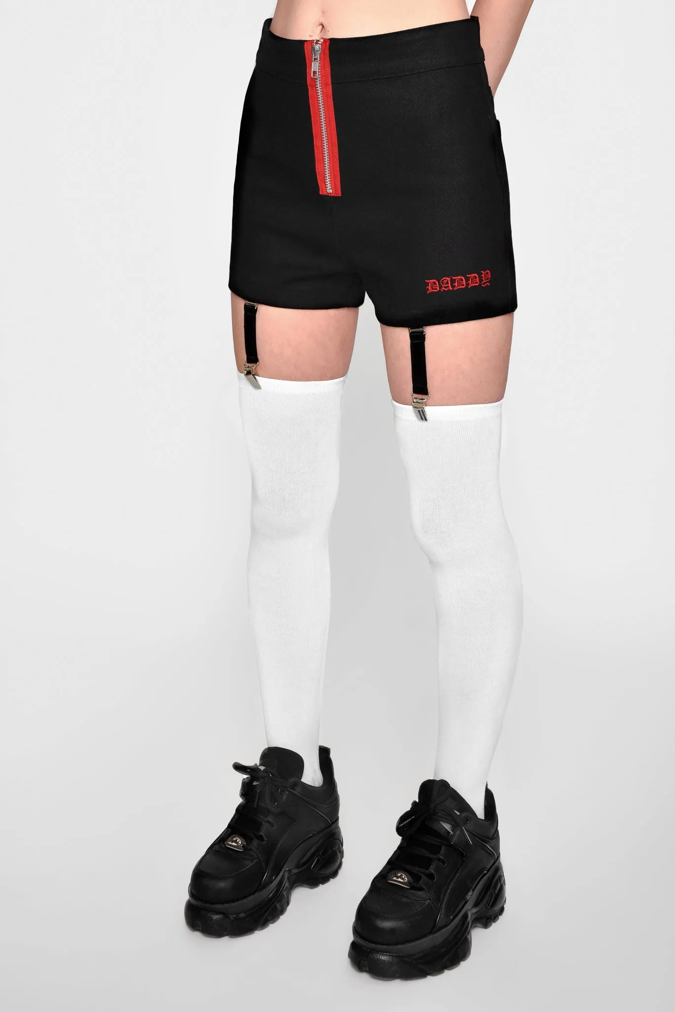 Daddy Garter Denim Shorts