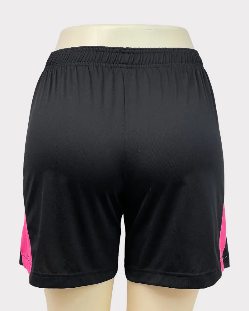 Danskin Now Black And Pink Active Shorts (XL)