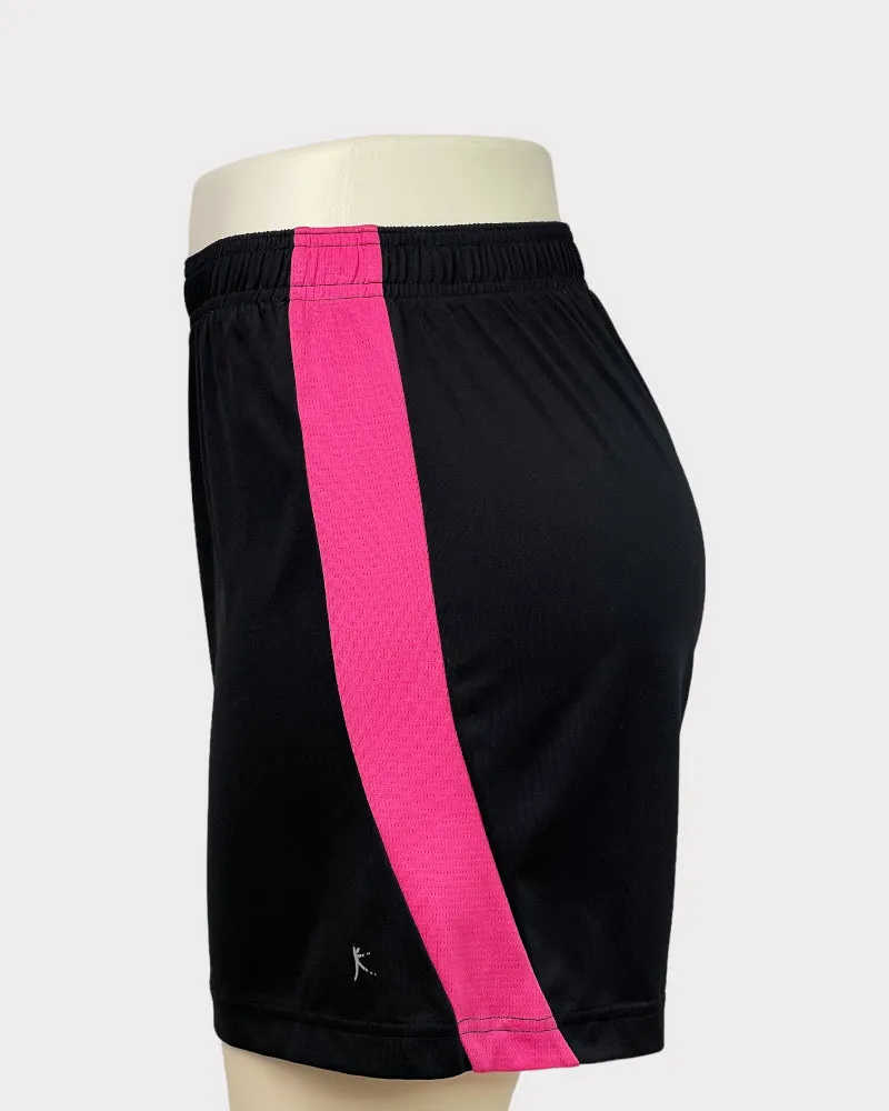 Danskin Now Black And Pink Active Shorts (XL)