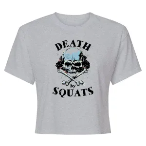 Death by Squat (Color) Crop Top T-Shirt