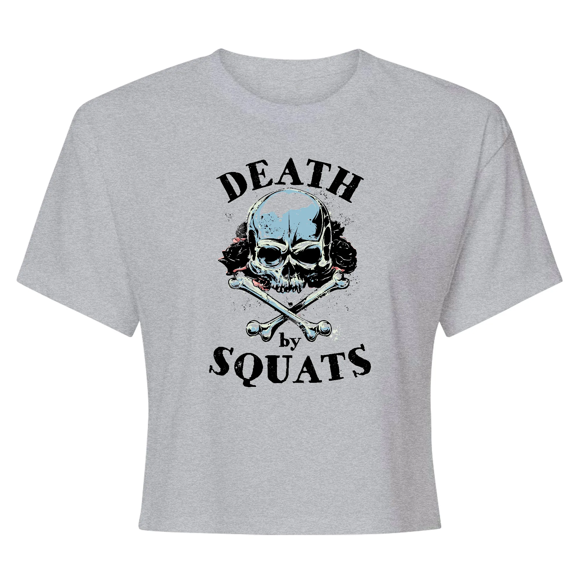 Death by Squat (Color) Crop Top T-Shirt