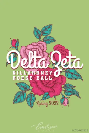 Delta Zeta University of Tennessee at Chattanooga Formal T-shirt