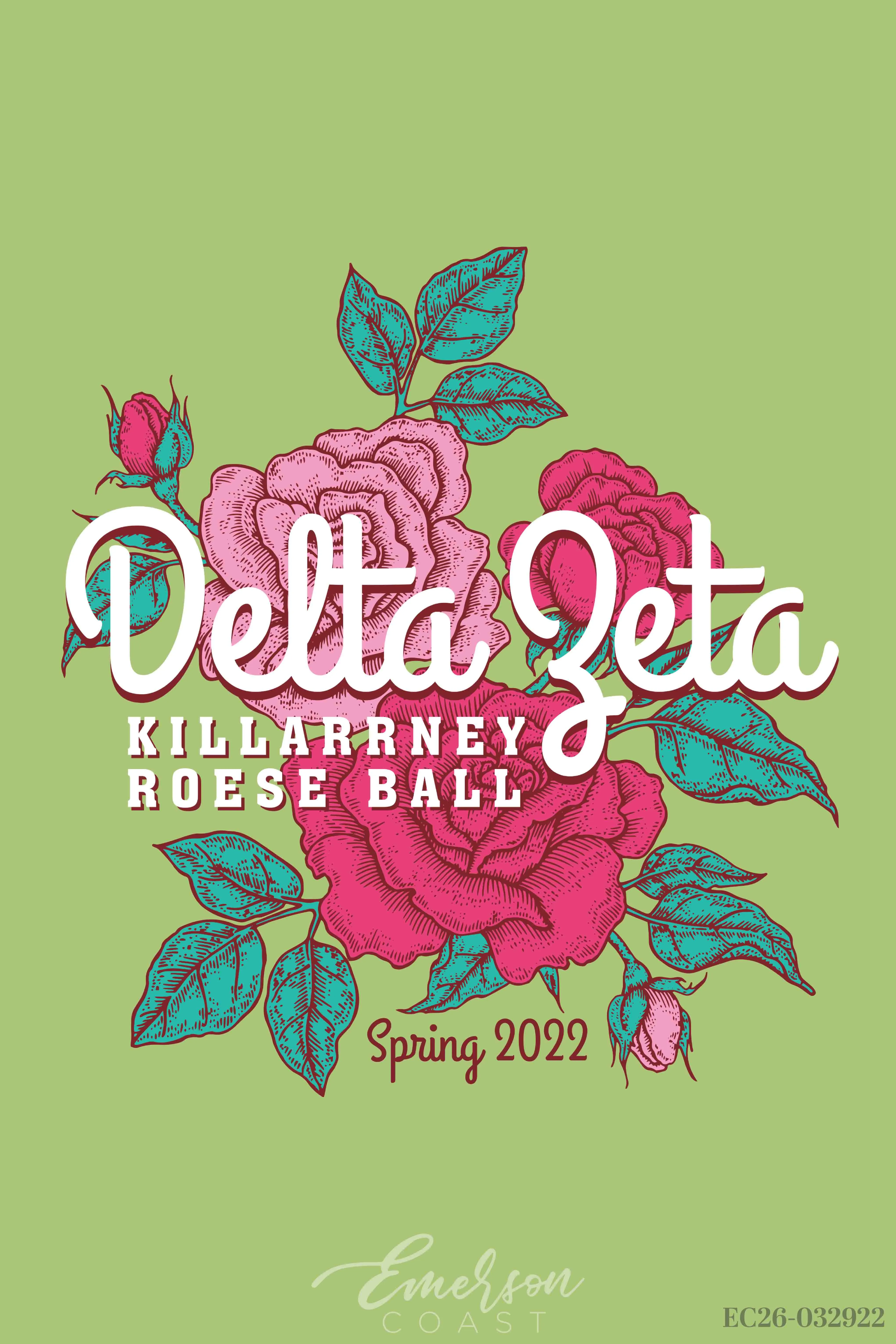 Delta Zeta University of Tennessee at Chattanooga Formal T-shirt