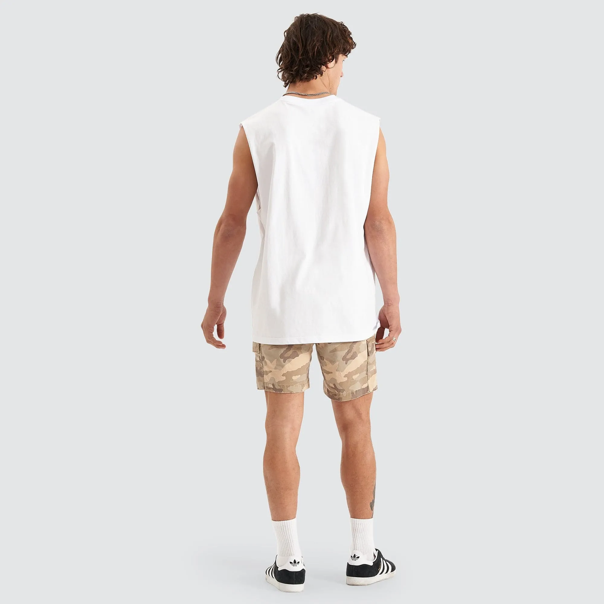 Division Relaxed Muscle Tee White