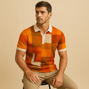 Domoir | Printed Cotton Polo Shirt