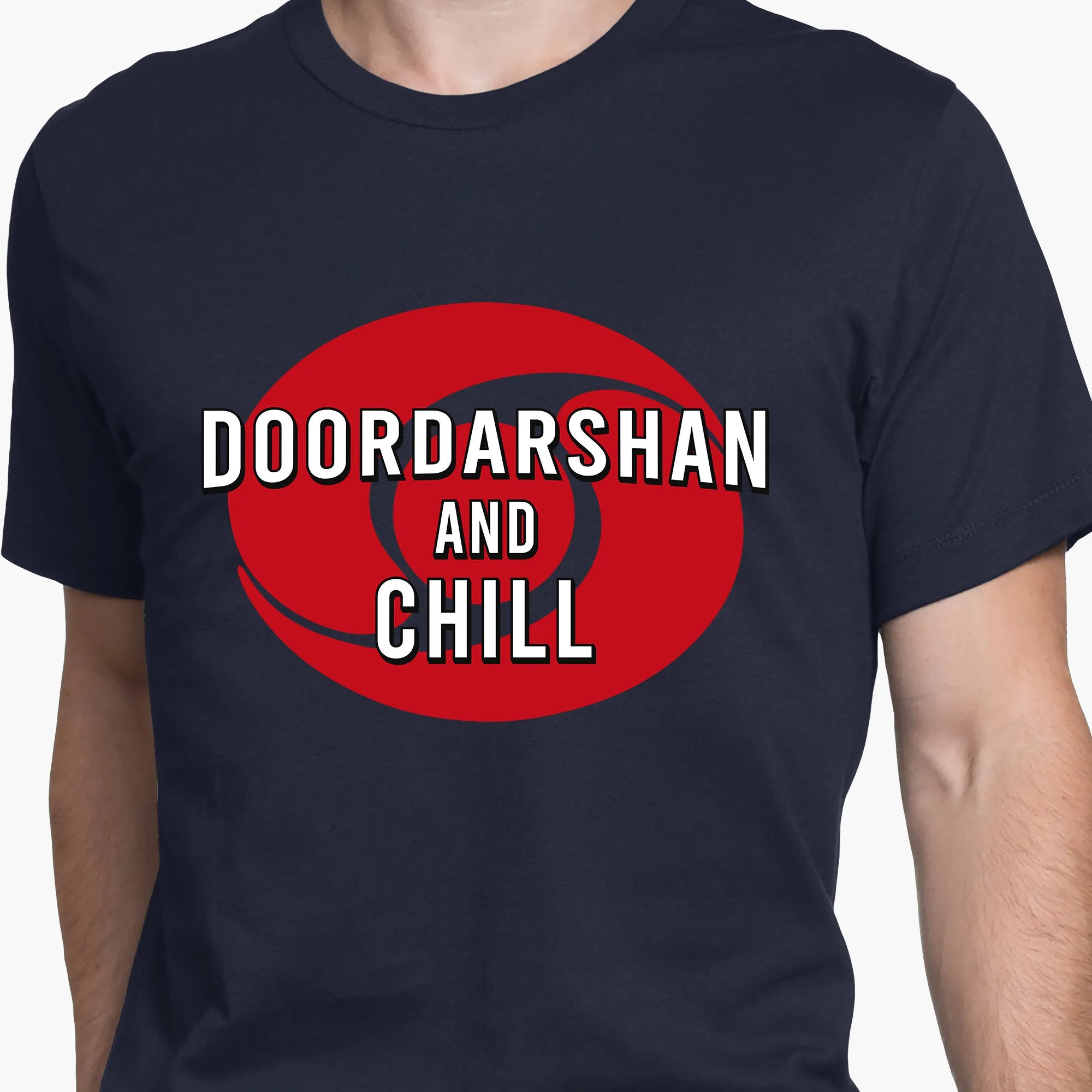 Doordarshan And Chill Round-Neck Unisex-T-Shirt