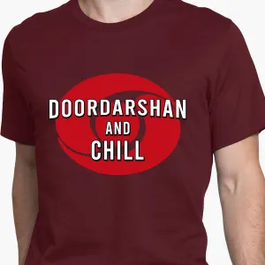 Doordarshan And Chill Round-Neck Unisex-T-Shirt