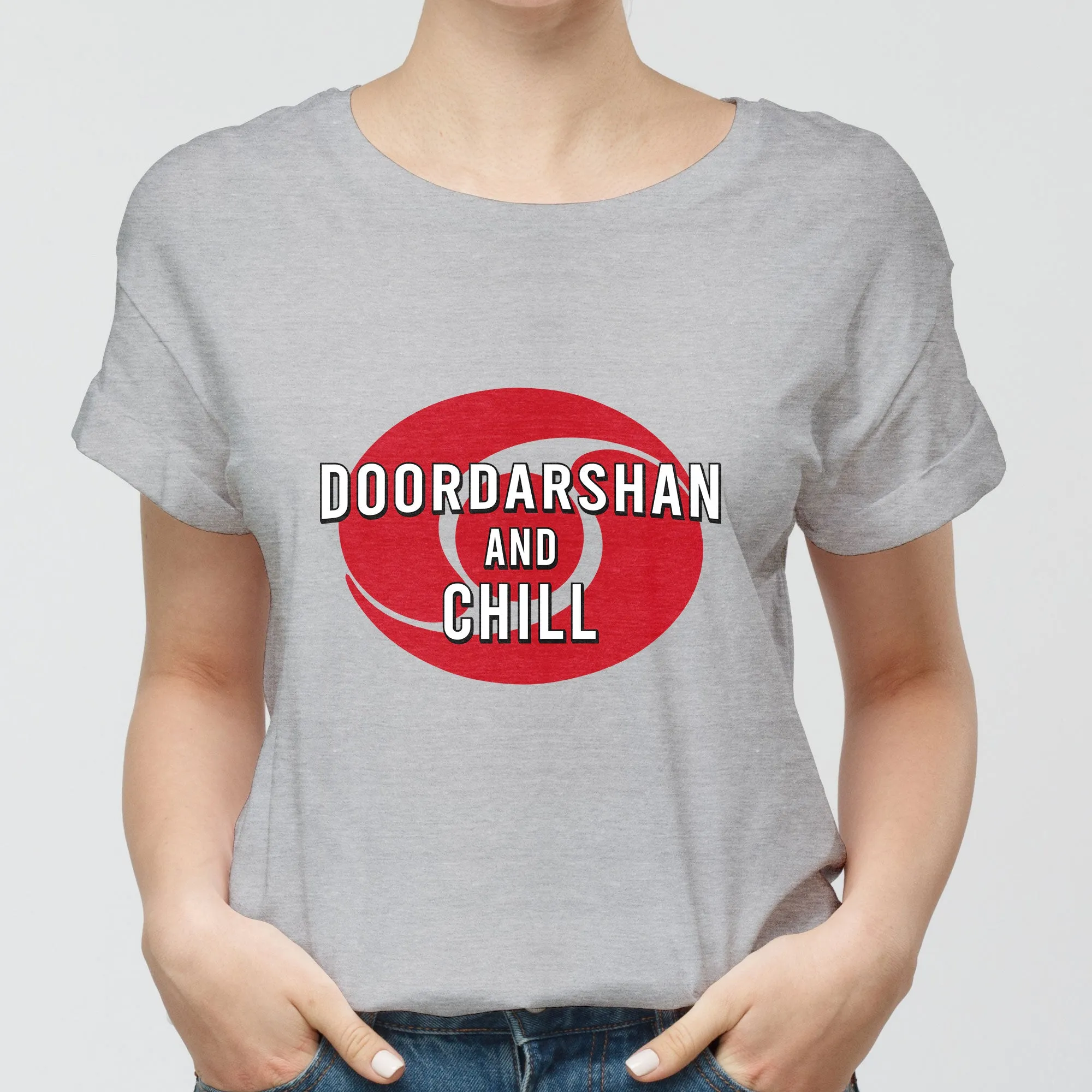 Doordarshan And Chill Round-Neck Unisex-T-Shirt