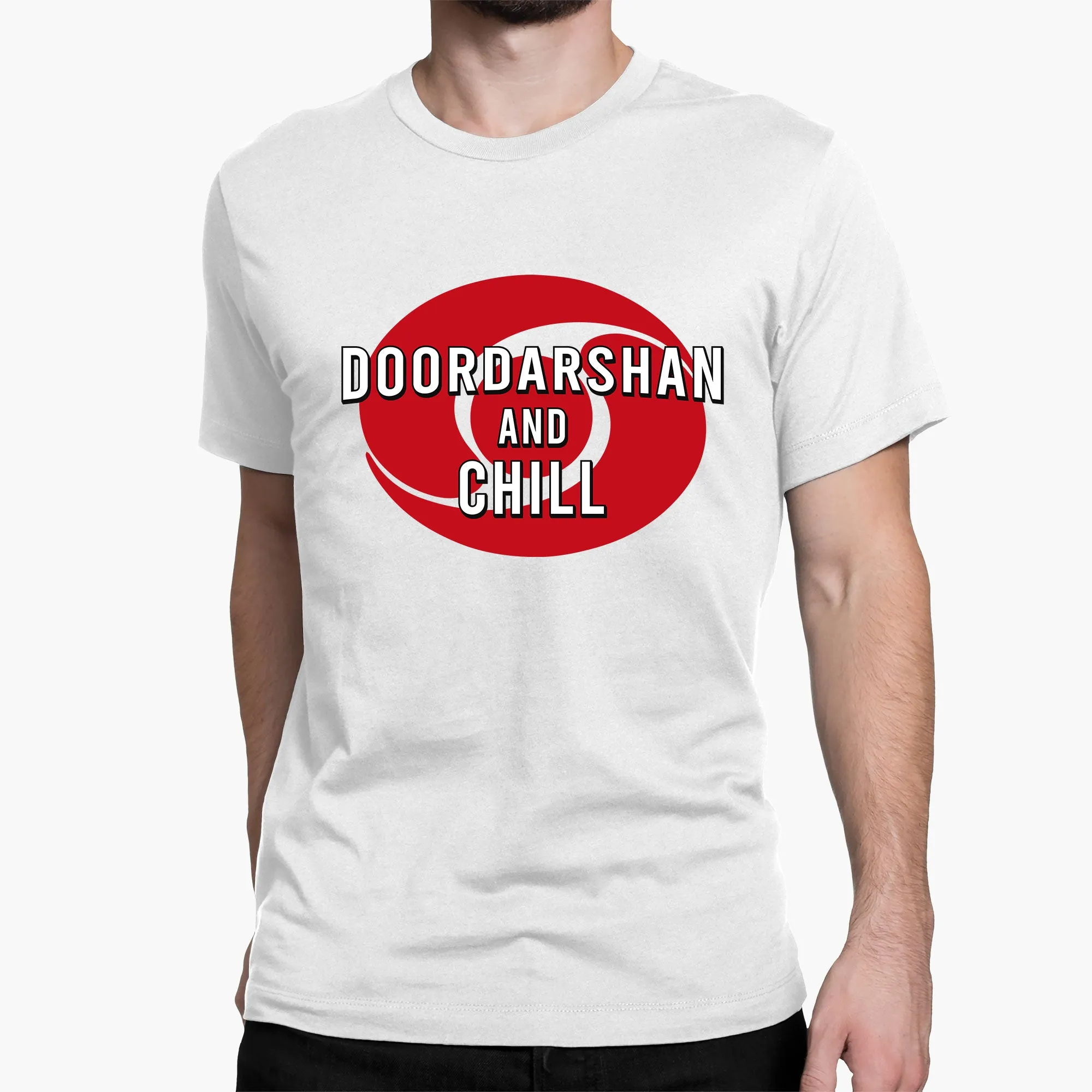 Doordarshan And Chill Round-Neck Unisex-T-Shirt