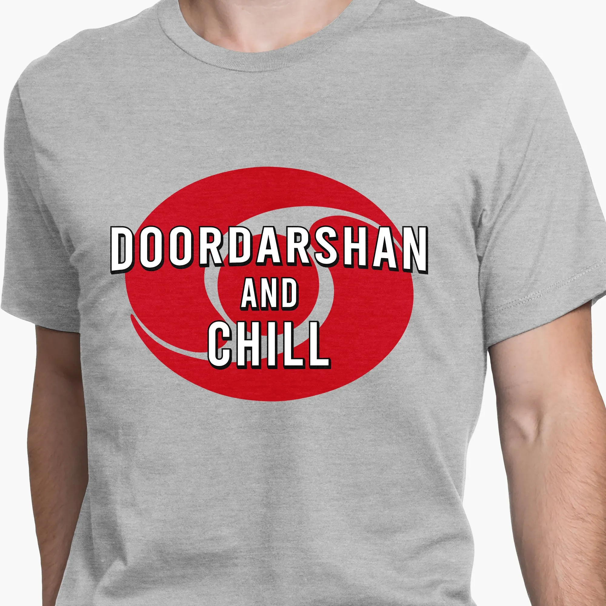 Doordarshan And Chill Round-Neck Unisex-T-Shirt