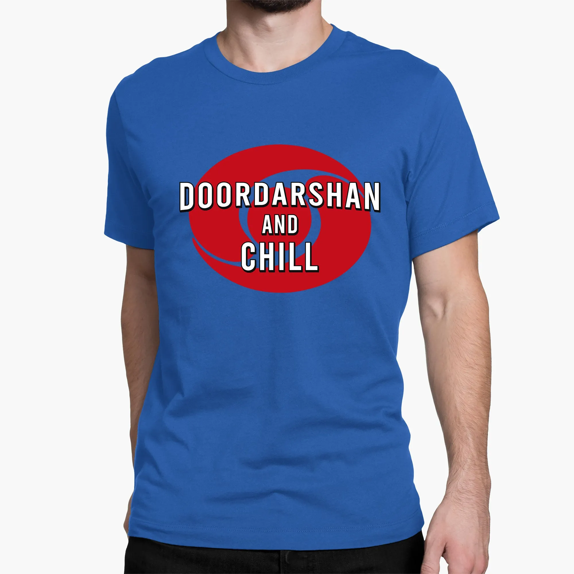 Doordarshan And Chill Round-Neck Unisex-T-Shirt