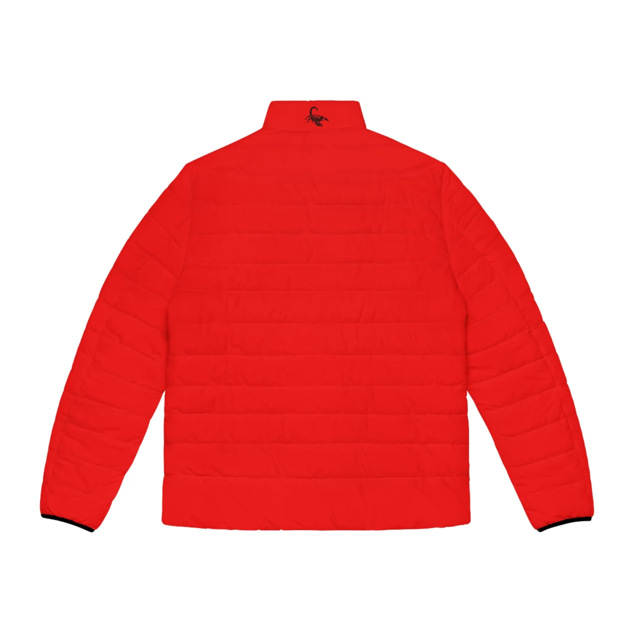 DUO MODERN Scorpion Athletics Men's Red Puffer Jacket