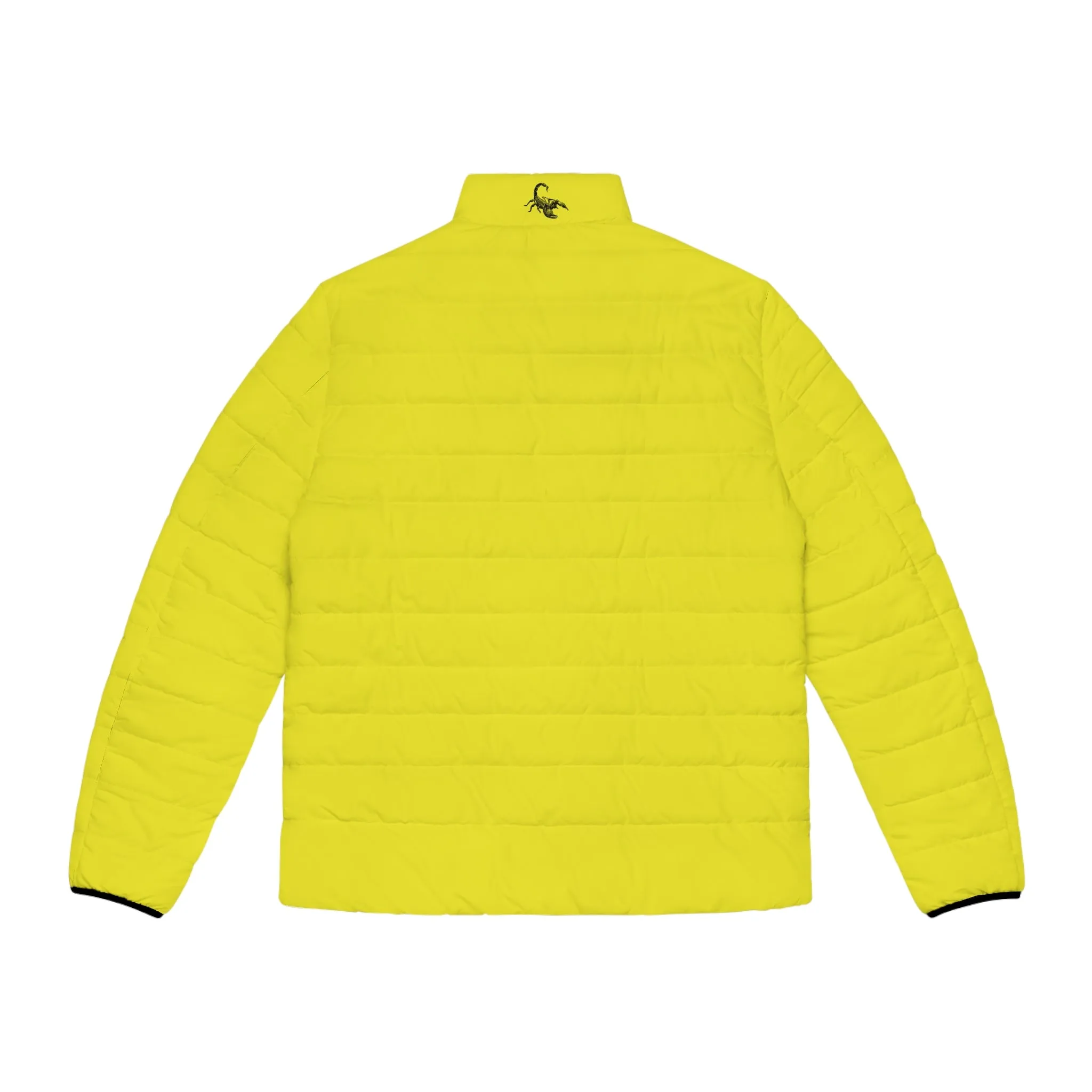 DUO MODERN Scorpion Athletics Men's Yellow Puffer Jacket