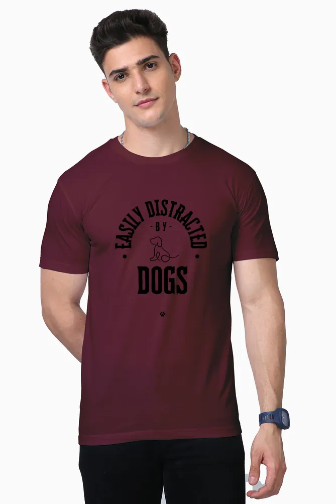 EASILY DISTRACTED BY DOGS