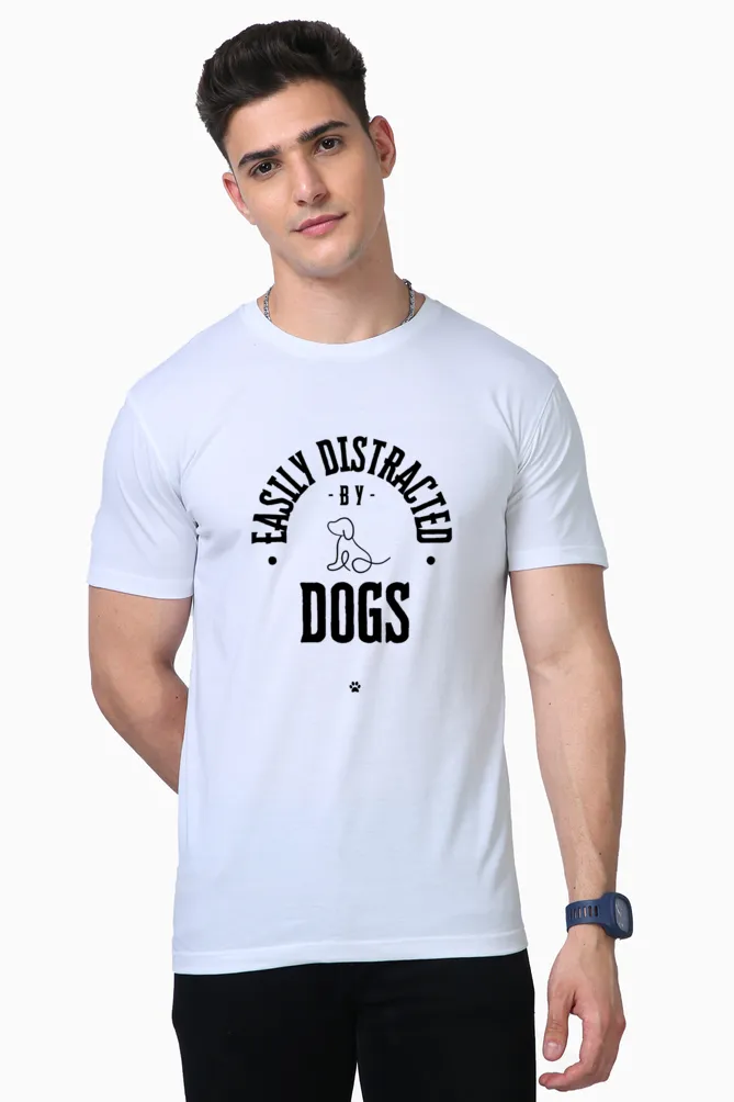 EASILY DISTRACTED BY DOGS