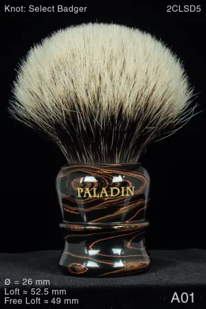 Ebonite Falstaff 24 mm Handle with 26 mm Knot in Cumberland Honey A01